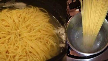 agua de la pasta cocida