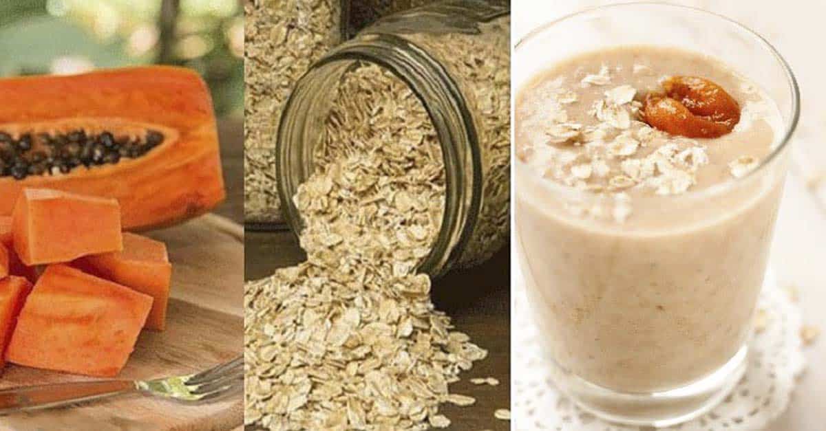 Batido De Avena Y Papaya Para Bajar El Colesterol Y El