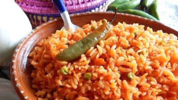 Arroz rojo a la mexicana