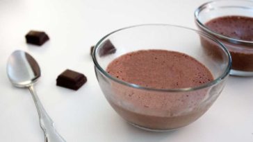 mousse de chocolate