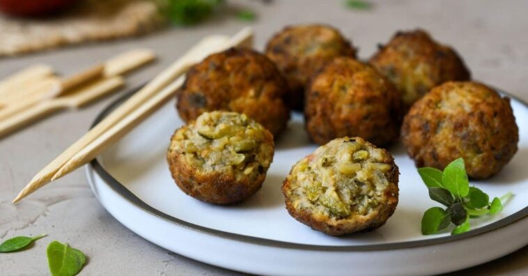 Albóndigas de calabacín y berenjena