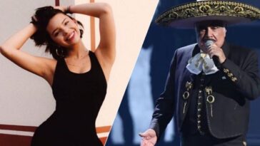 Ángela Aguilar disfruta del bonito regalo que le dio Vicente Fernández