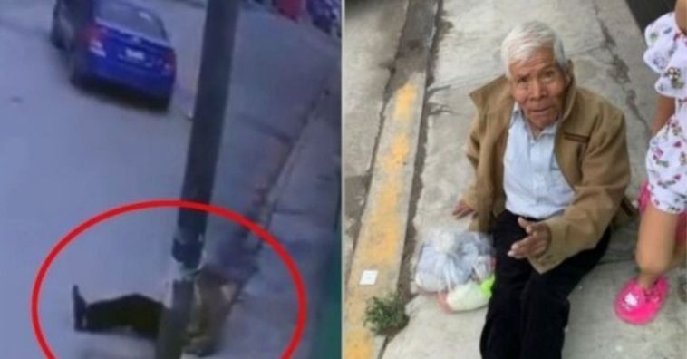 abuelo abandonado en la calle