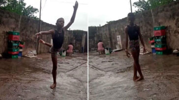 niño que bailaba ballet bajo la lluvia recibe una beca en los Estados Unidos