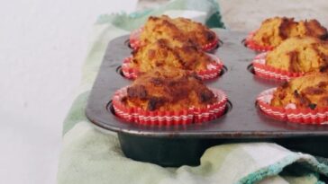 Muffins de boniato sin gluten