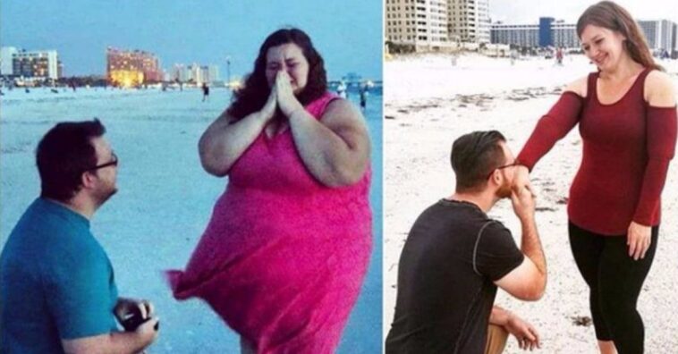 Pierden 180 kilos por una promesa de amor y ahora son fuente de inspiración
