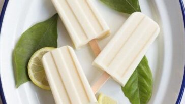 Polos de leche condensada y limón