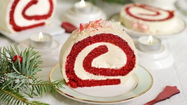 brazo de gitano red velvet con menta