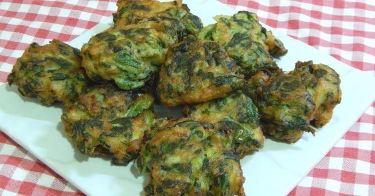 cómo hacer buñuelos de acelga sin que queden aceitosos