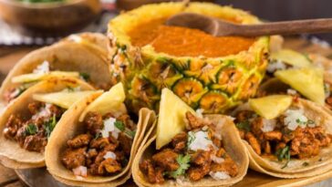 corona de tacos al pastor