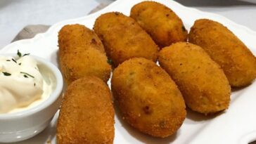 croquetas de atún y quesitos sin bechamel