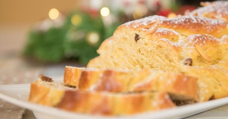 Pan dulce en la licuadora