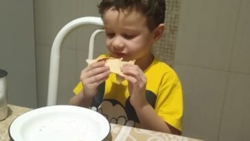 pizzería envía pizza sin relleno para un niño autista