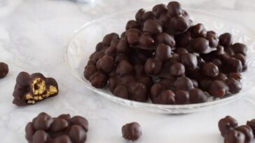 garbanzos con chocolate negro