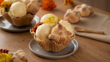 helado de pan de muerto