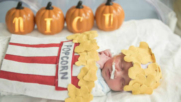 hospital viste a sus pacientes mas pequenos para Halloween