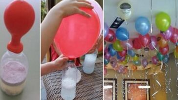 inflar globos flotadores sin usar helio