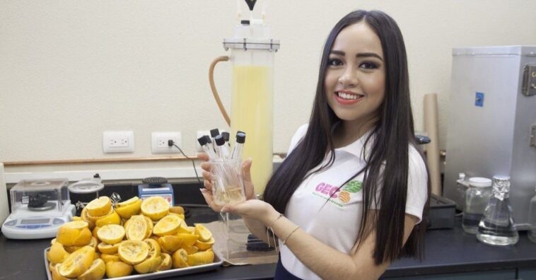 inventa un plástico con cáscaras de naranja