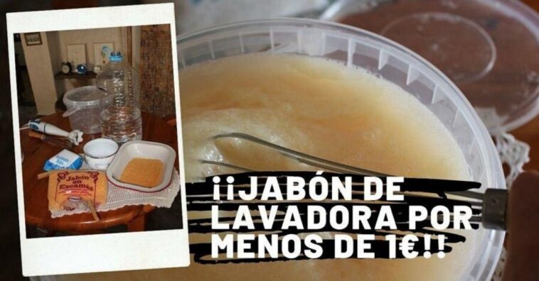 jabón de lavadora casero por menos de 1€