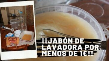 jabón de lavadora casero por menos de 1€