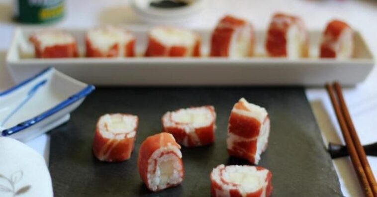 makis de melón con jamón