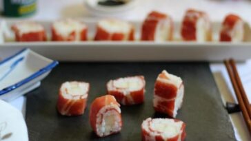 makis de melón con jamón