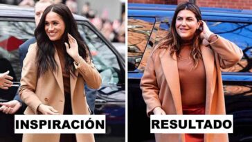 mujer imita los looks de las famosas