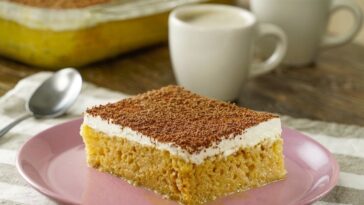 pastel de tres leches con licor de café