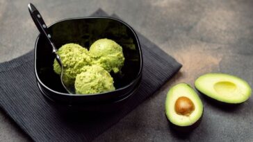 helado de aguacate