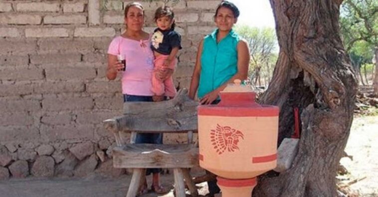 refrigerador de barro que es 100% ecológico