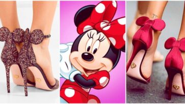 stilettos de Minnie Mouse