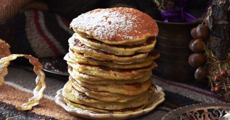 tortitas de melocotón